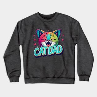 Cat Dad Crewneck Sweatshirt